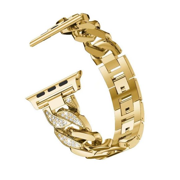 Luxury Premium Watch Strap Metal Band Diamond Chain Bracelet For Apple Watch - Picture 9 of 11